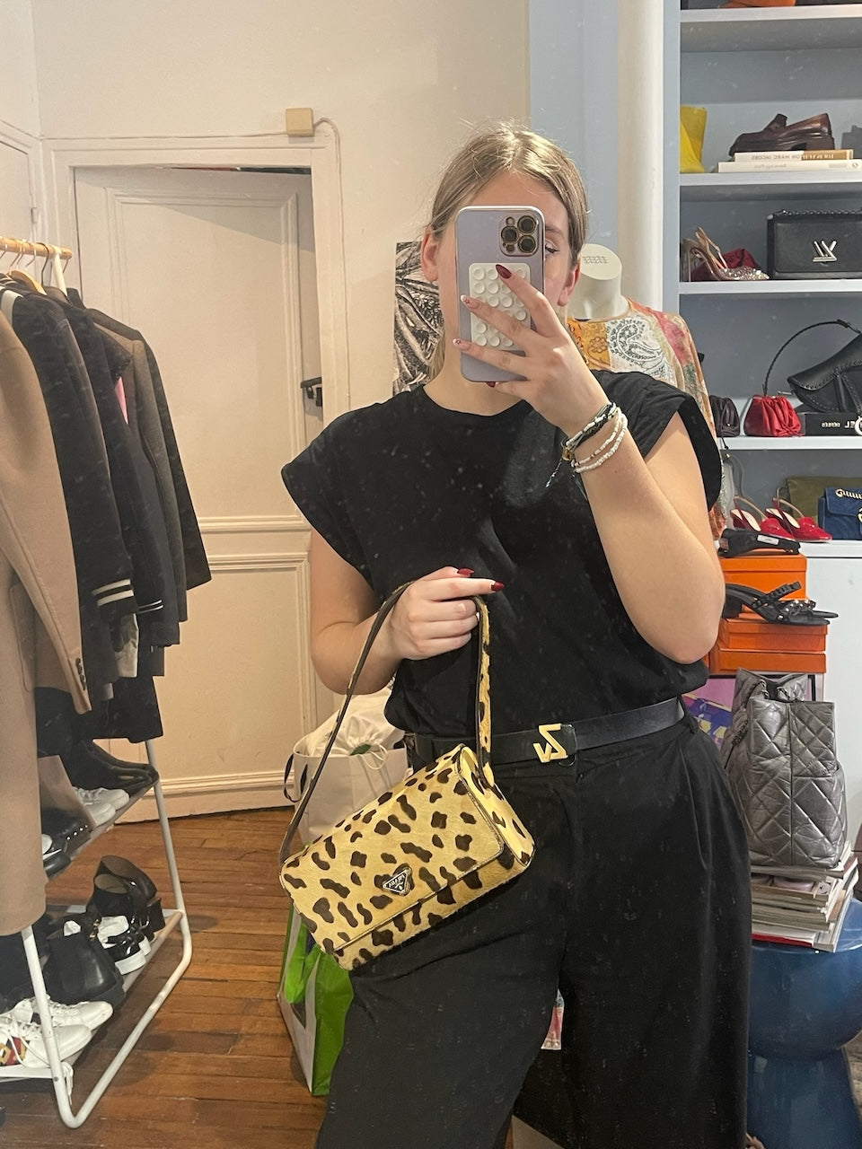 Sac Prada léopard
