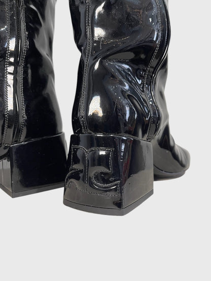 Bottes Courrèges noires T.36