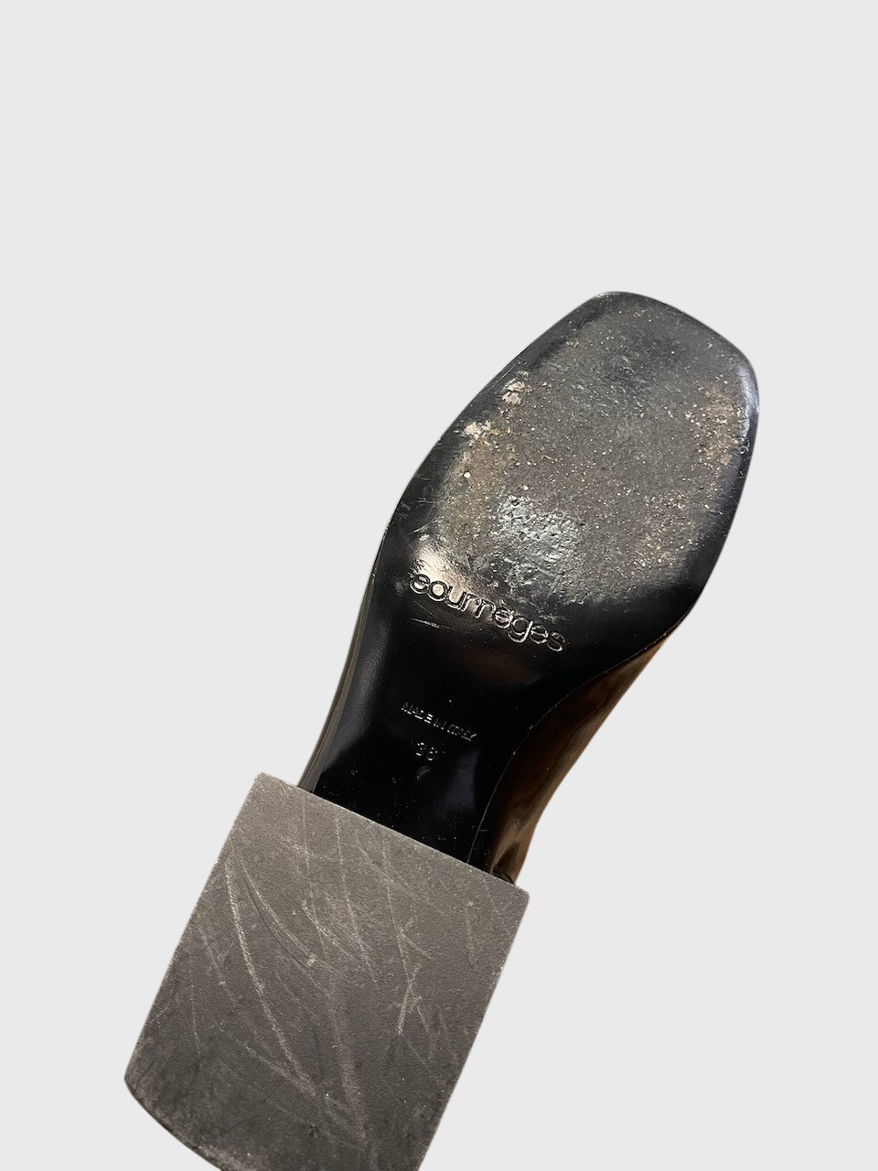 Bottes Courrèges noires T.36