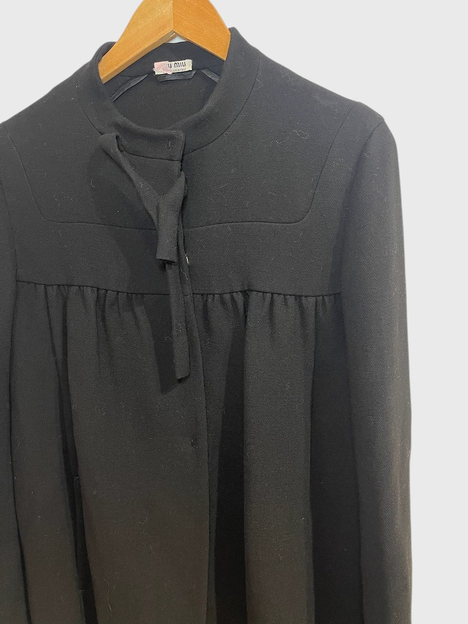 Manteau Miu Miu noir T.40