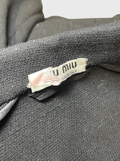 Manteau Miu Miu noir T.40