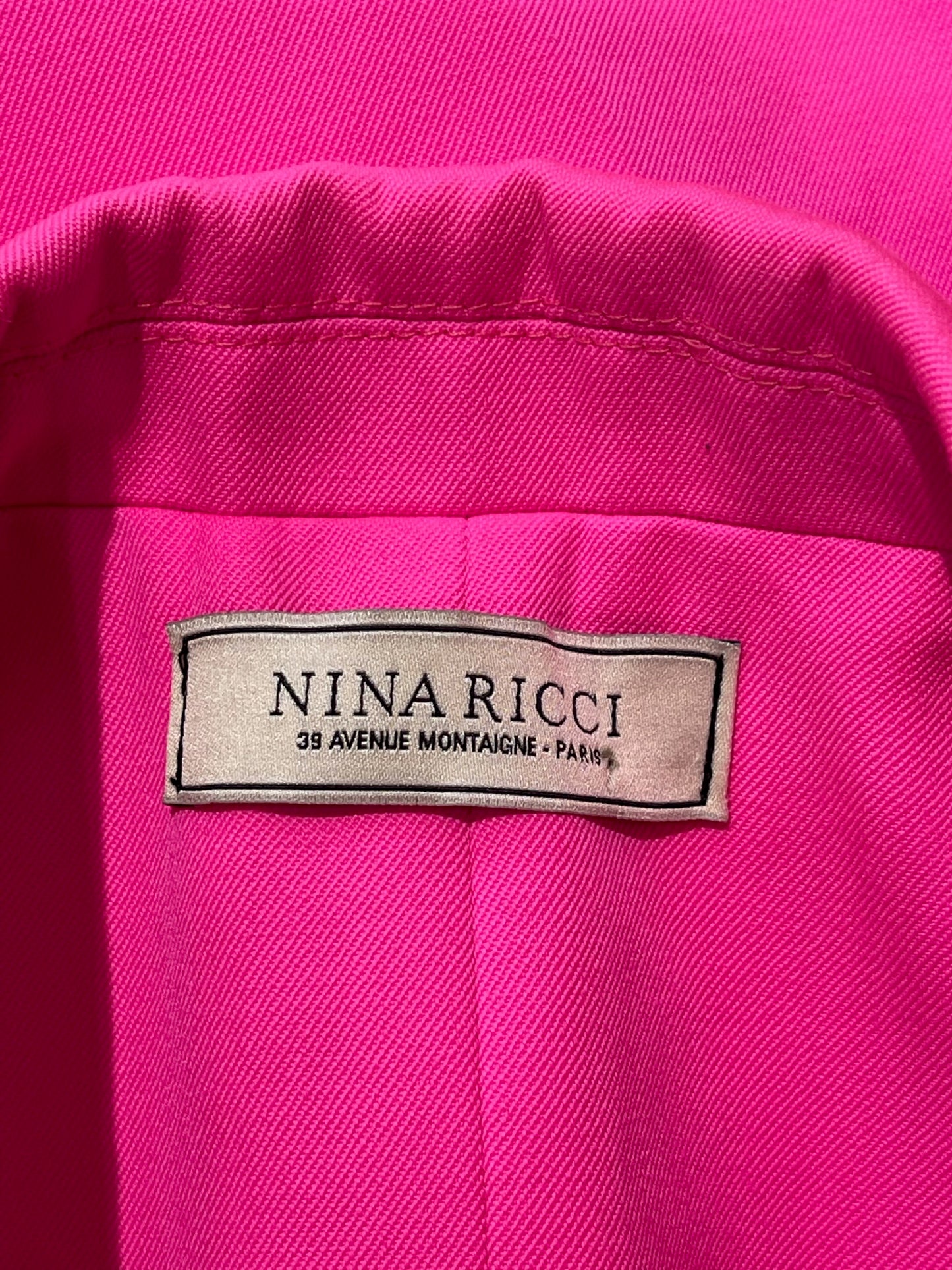 Blazer Nina Ricci rose T.38