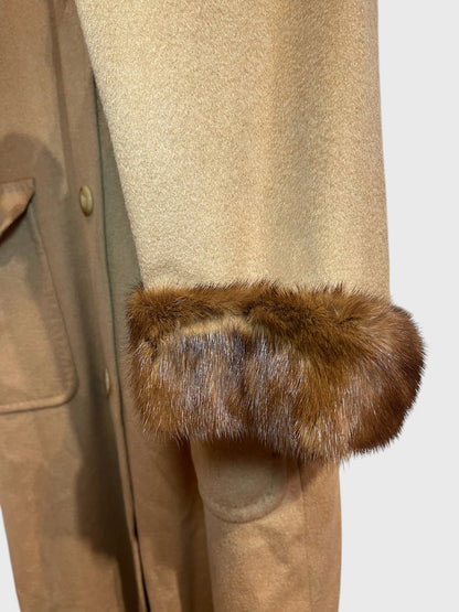 Manteau Marina Renaldi camel T.L