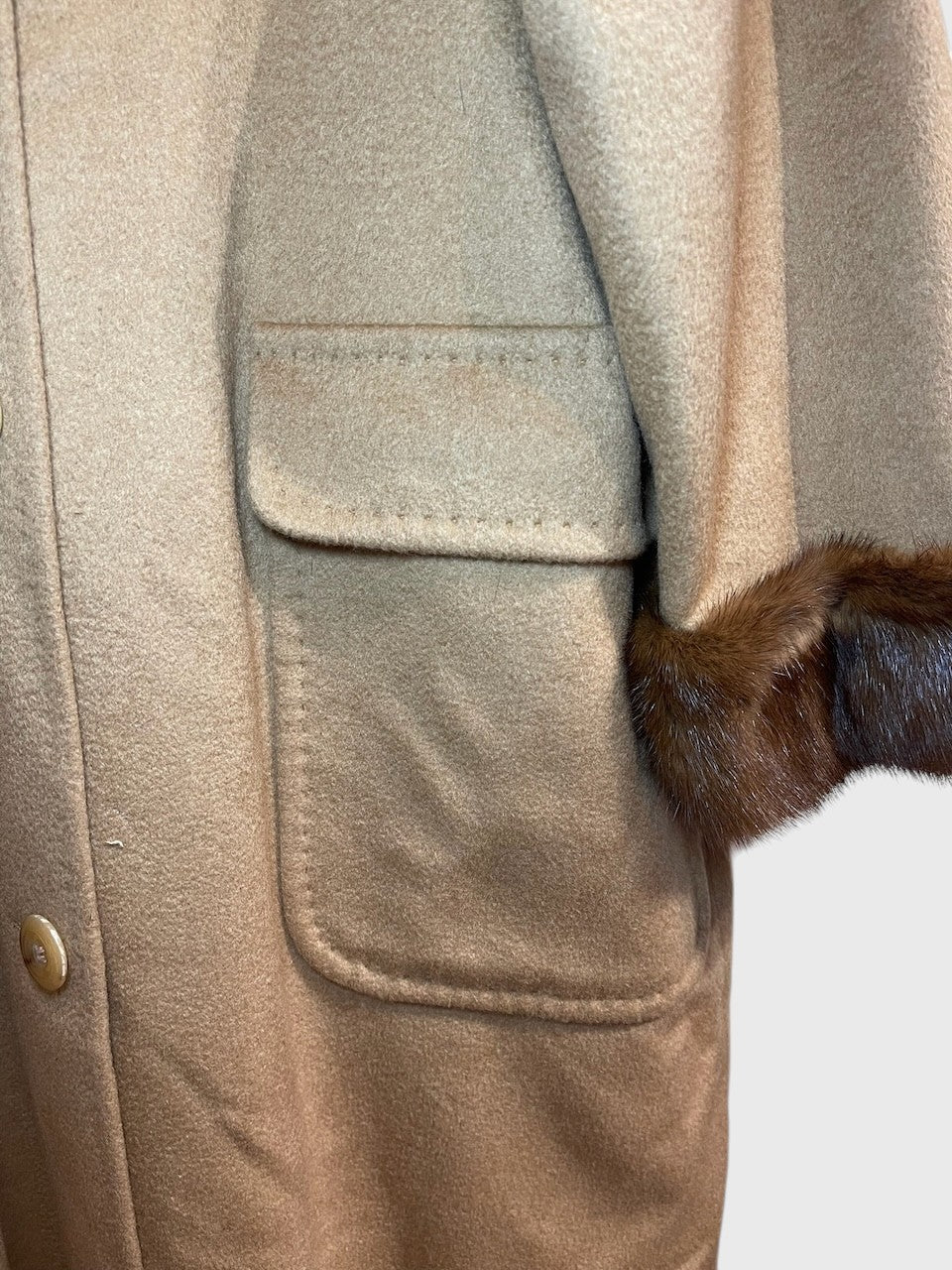 Manteau Marina Renaldi camel T.L