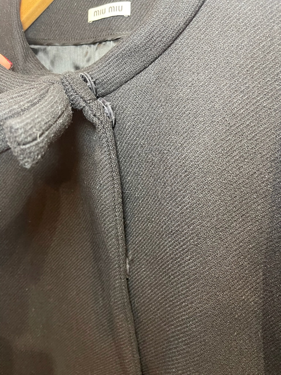 Veste Miu Miu noire T.40