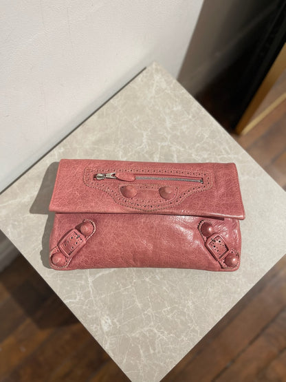 Pochette Balenciaga Envelop rose