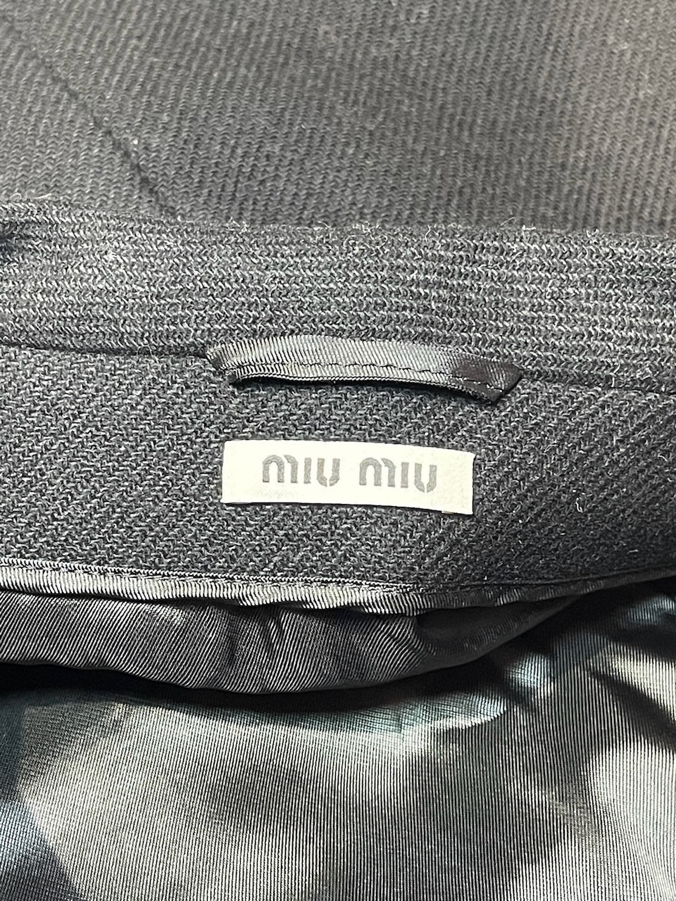 Veste Miu Miu noire T.40