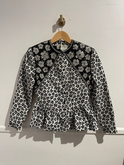 Veste Lanvin noire et blanche T.34
