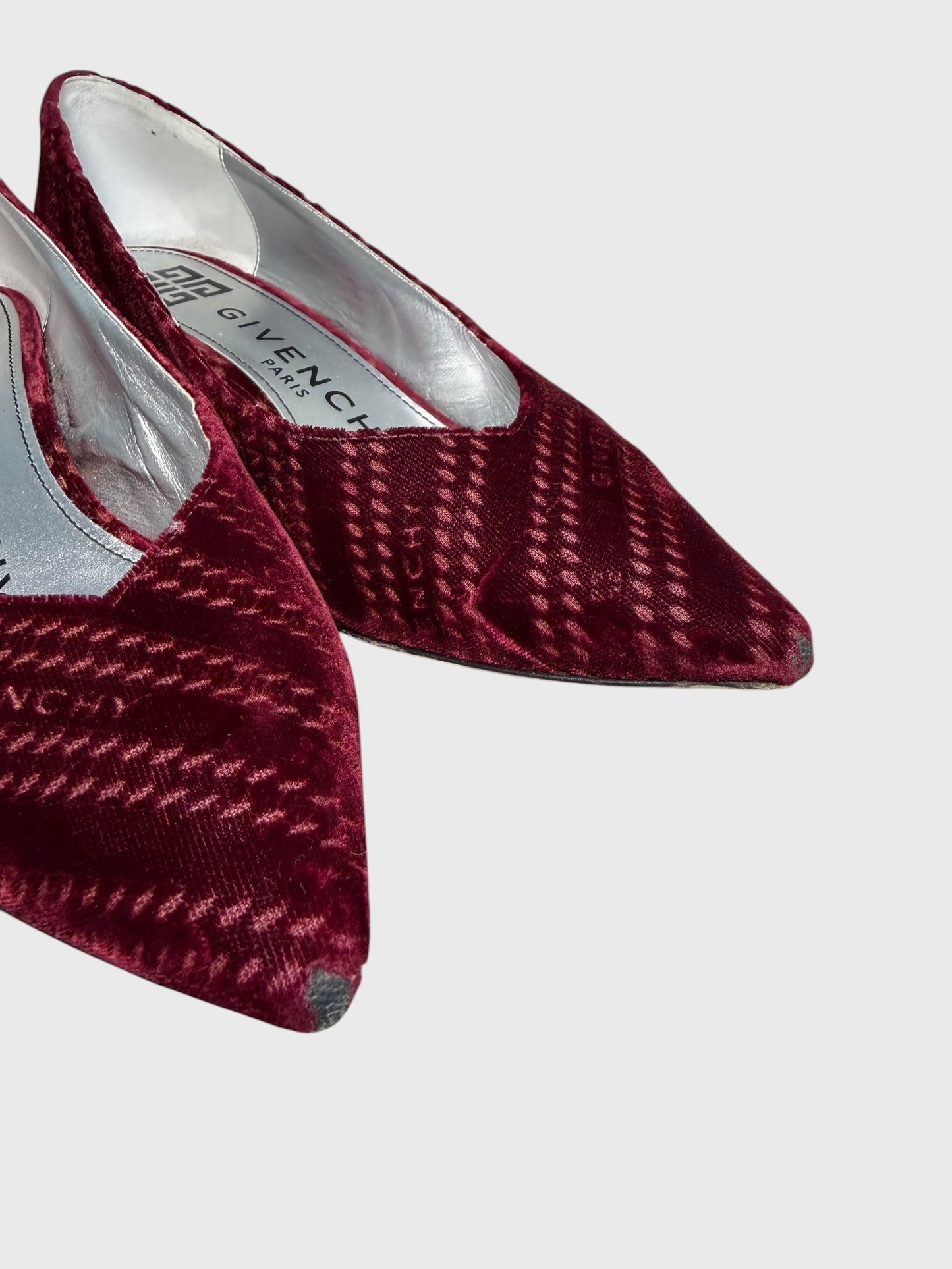 Escarpins Givenchy bordeaux T.37