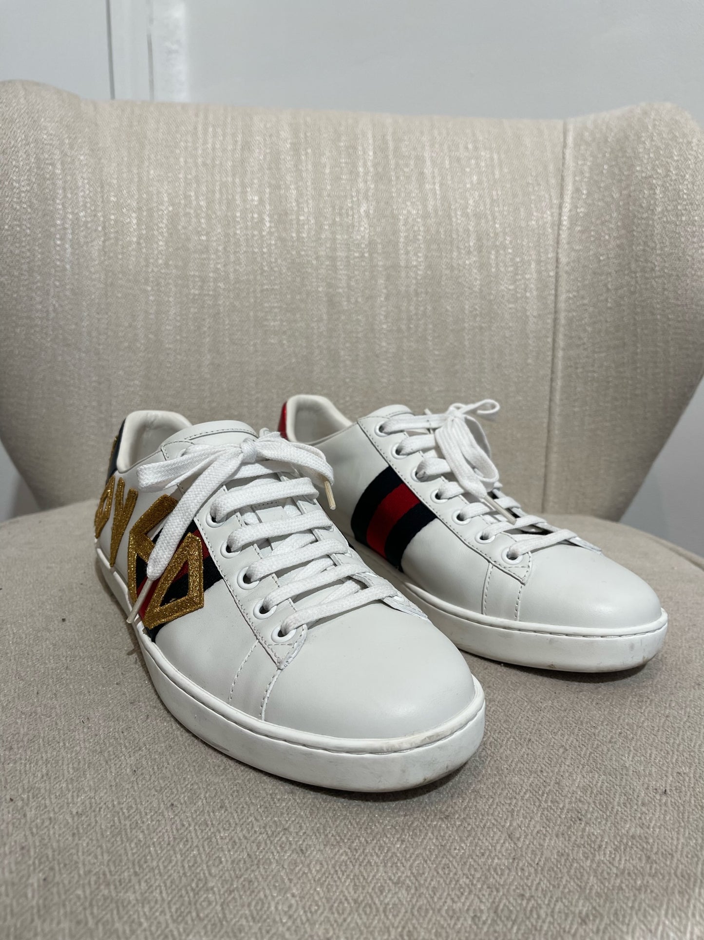 Baskets Gucci Ace Love T.37,5