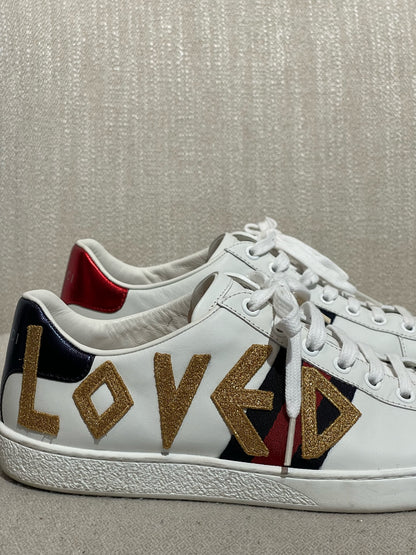 Baskets Gucci Ace Love T.37,5