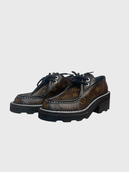 Derbies Louis Vuitton Beaubourg T.37