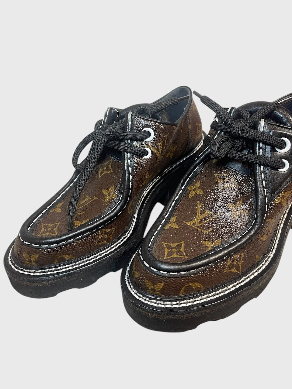Derbies Louis Vuitton Beaubourg T.37