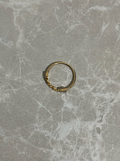 Bague Dior dorée T.54
