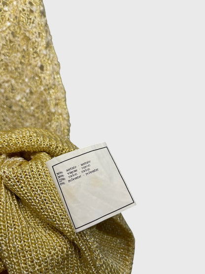 Top Chanel jaune T.36