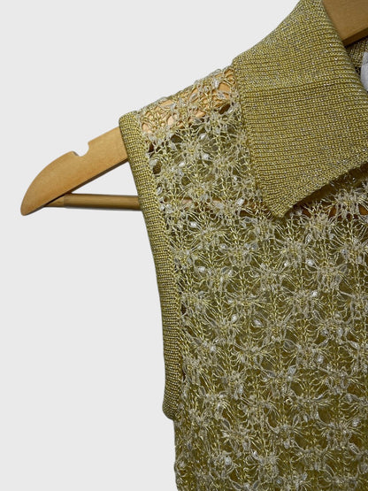 Top Chanel jaune T.36