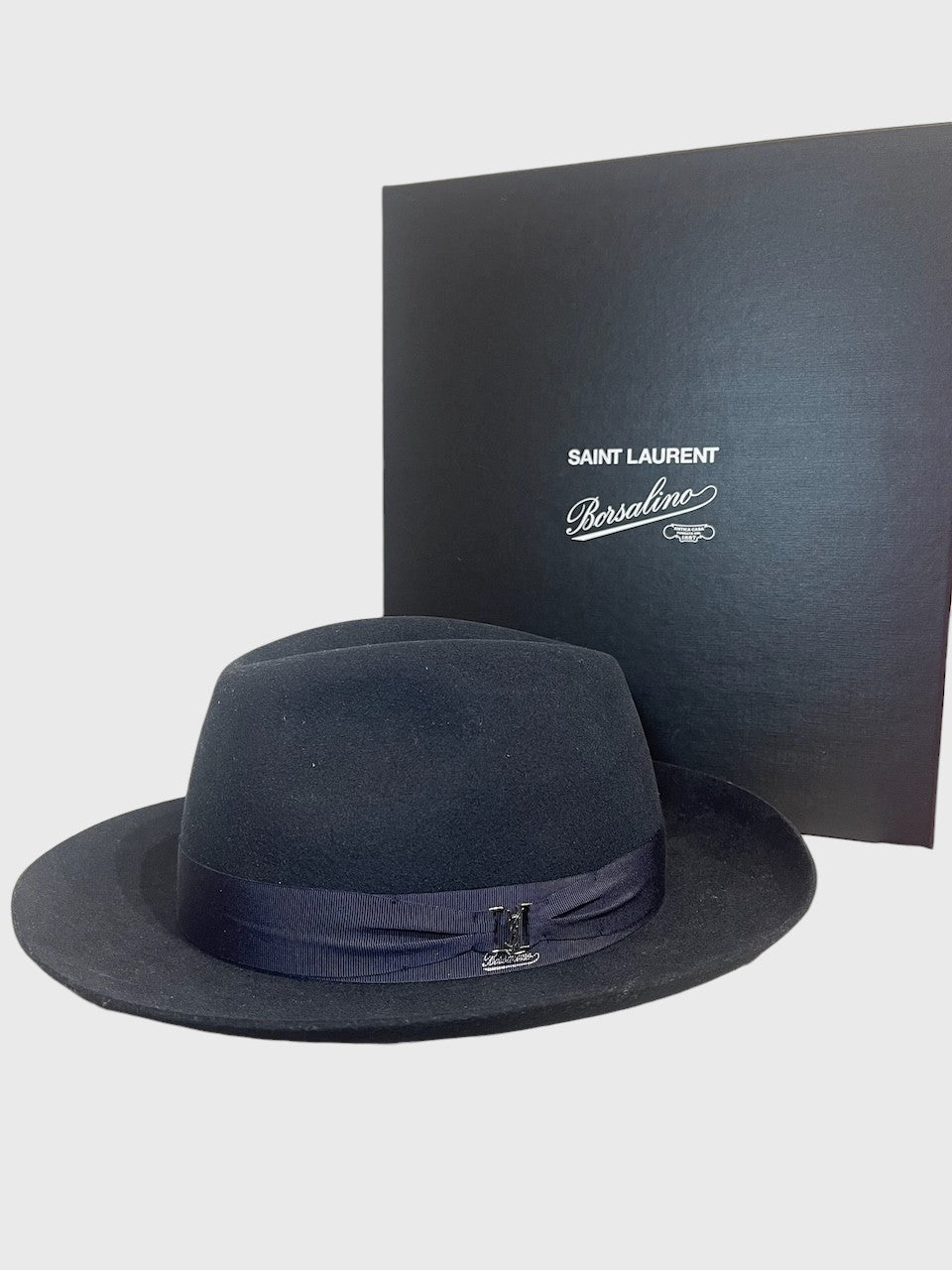 Chapeau Saint Laurent x Borsalino T.59