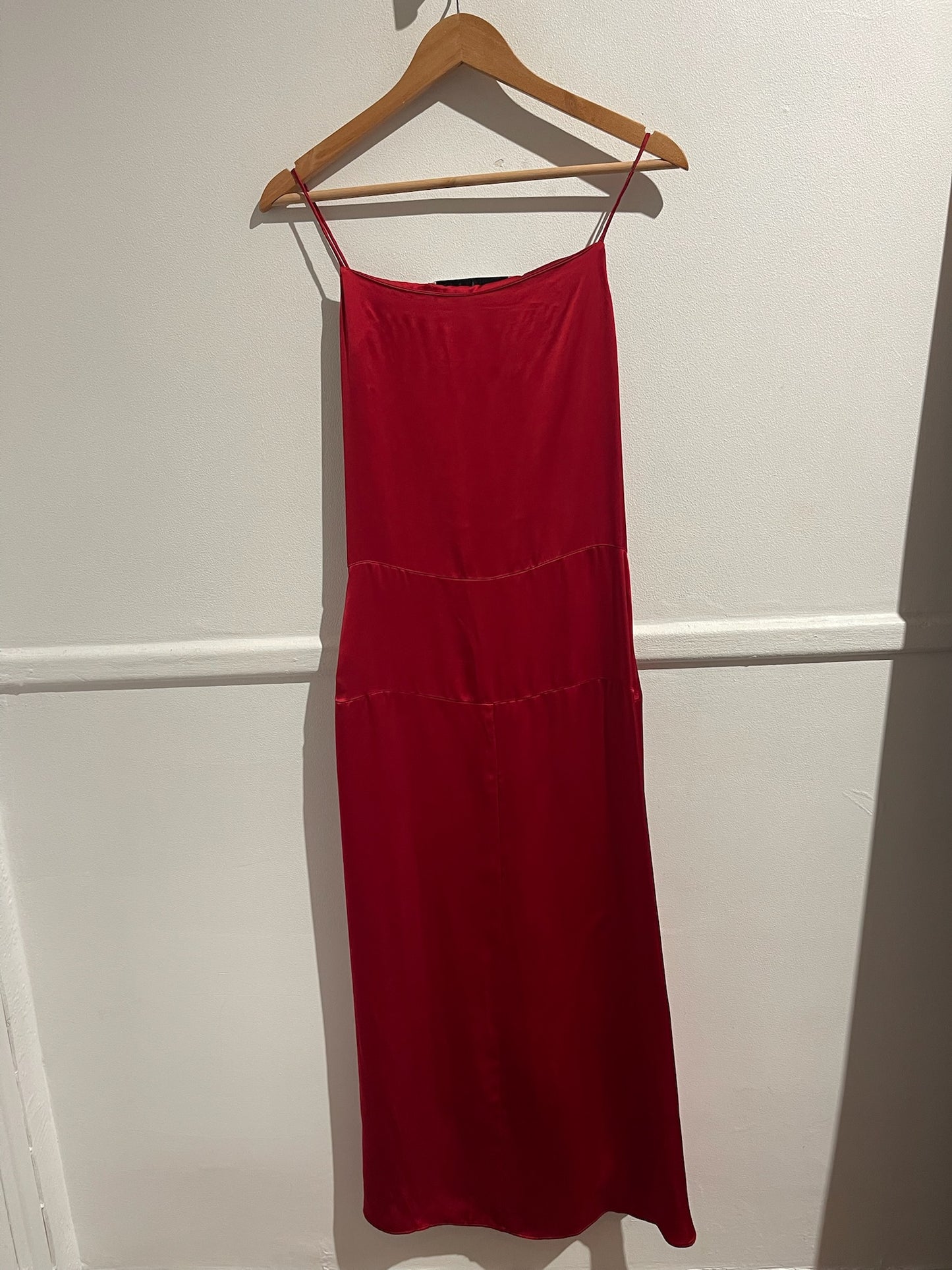 Robe Carven rouge T.38
