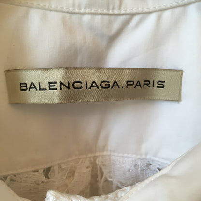 Chemise Balenciaga blanche T.38