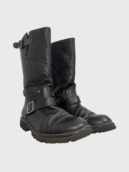 Bottes Chanel noires T.40