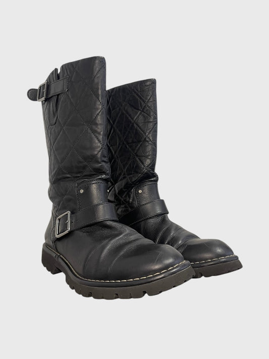 Bottes Chanel noires T.40