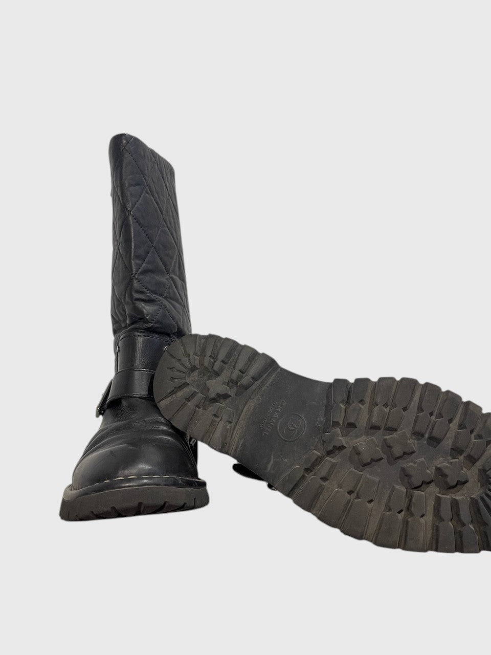 Bottes Chanel noires T.40