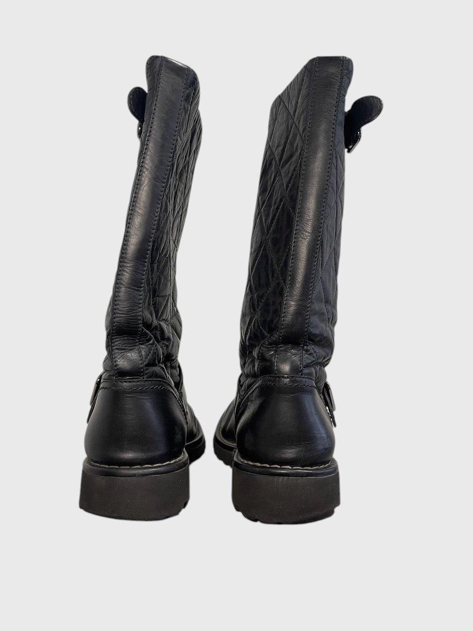 Bottes Chanel noires T.40