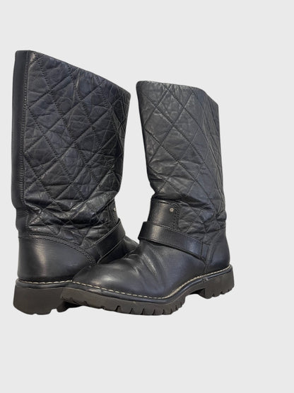 Bottes Chanel noires T.40