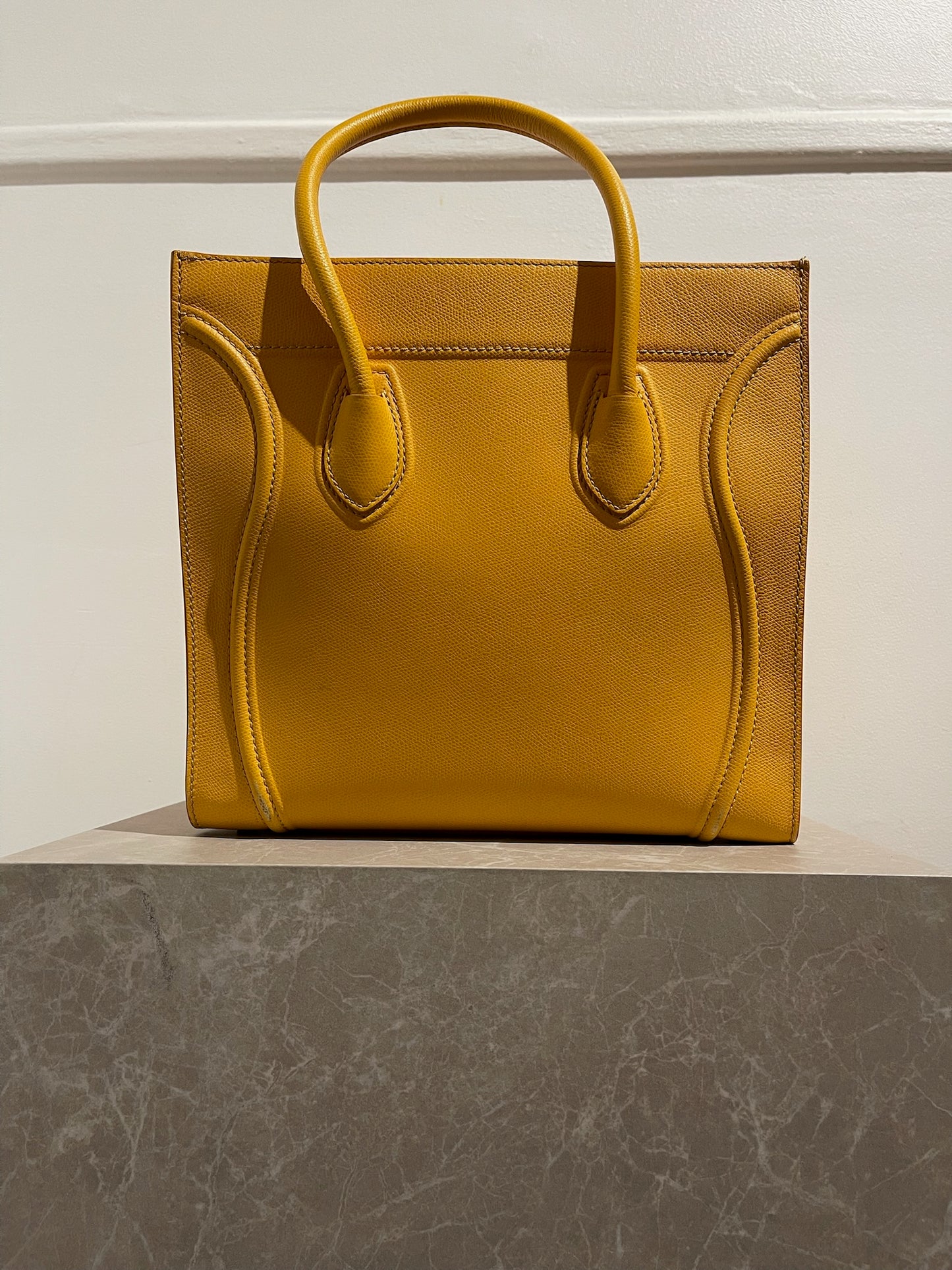 Sac Céline Luggage jaune