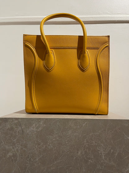 Sac Céline Luggage jaune