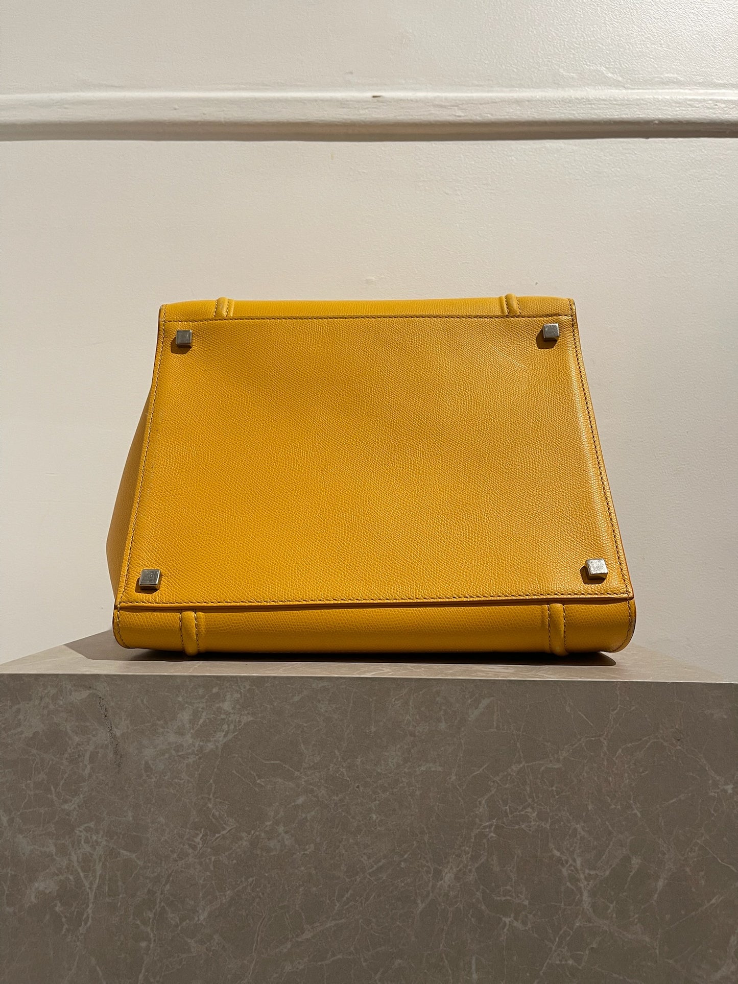 Sac Céline Luggage jaune