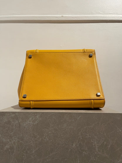 Sac Céline Luggage jaune