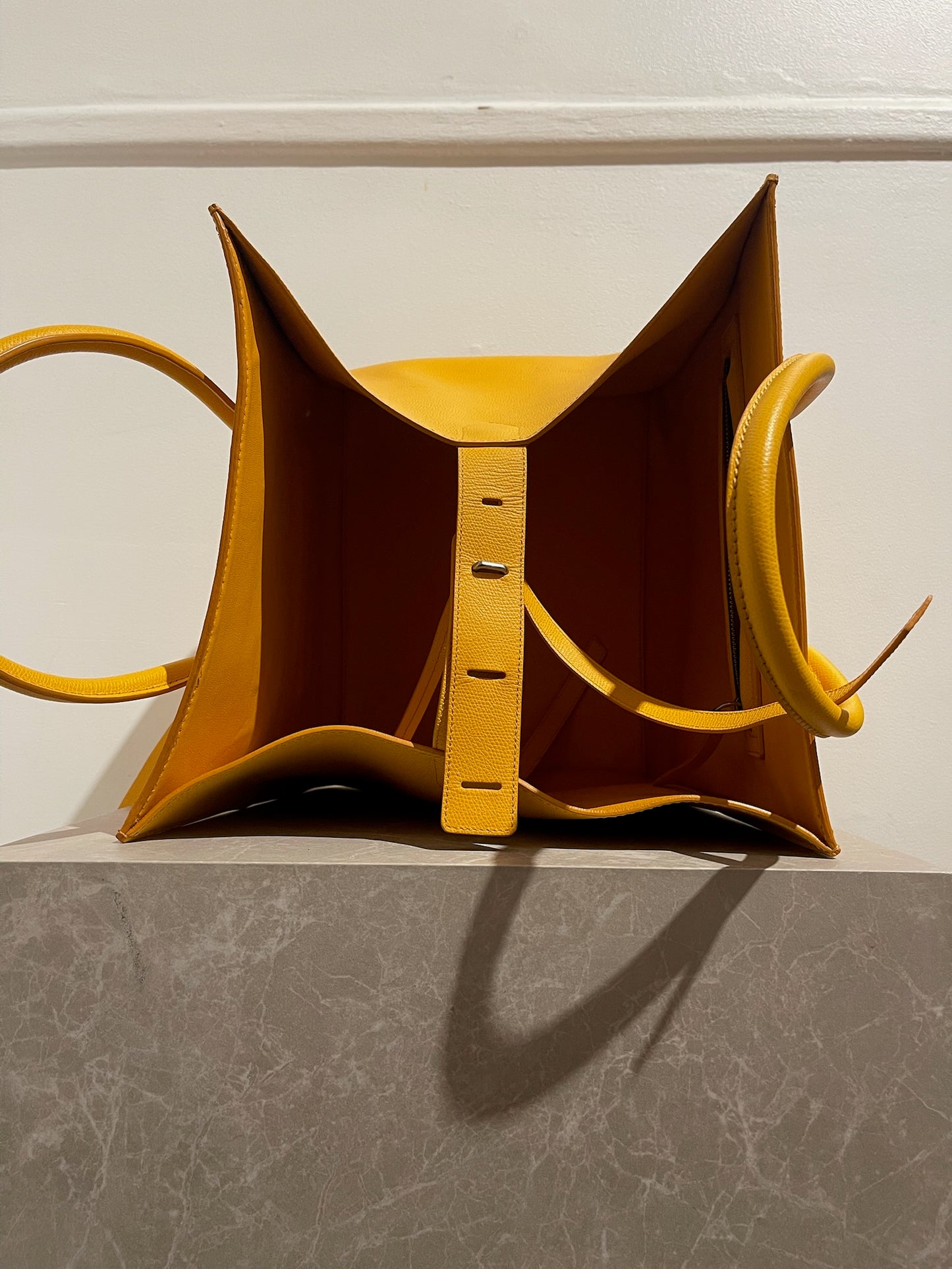 Sac Céline Luggage jaune