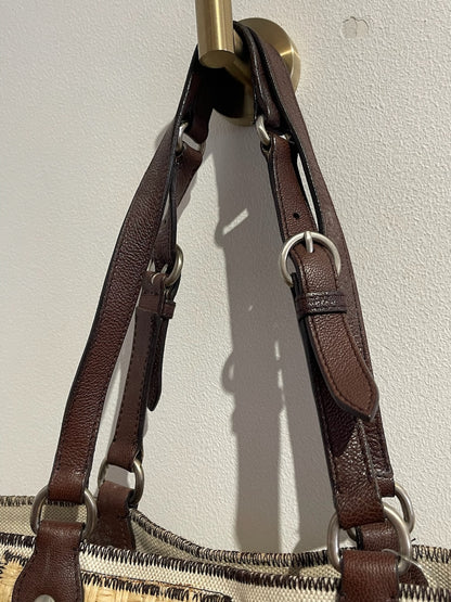 Sac Miu Miu toile beige