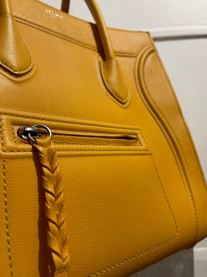 Sac Céline Luggage jaune