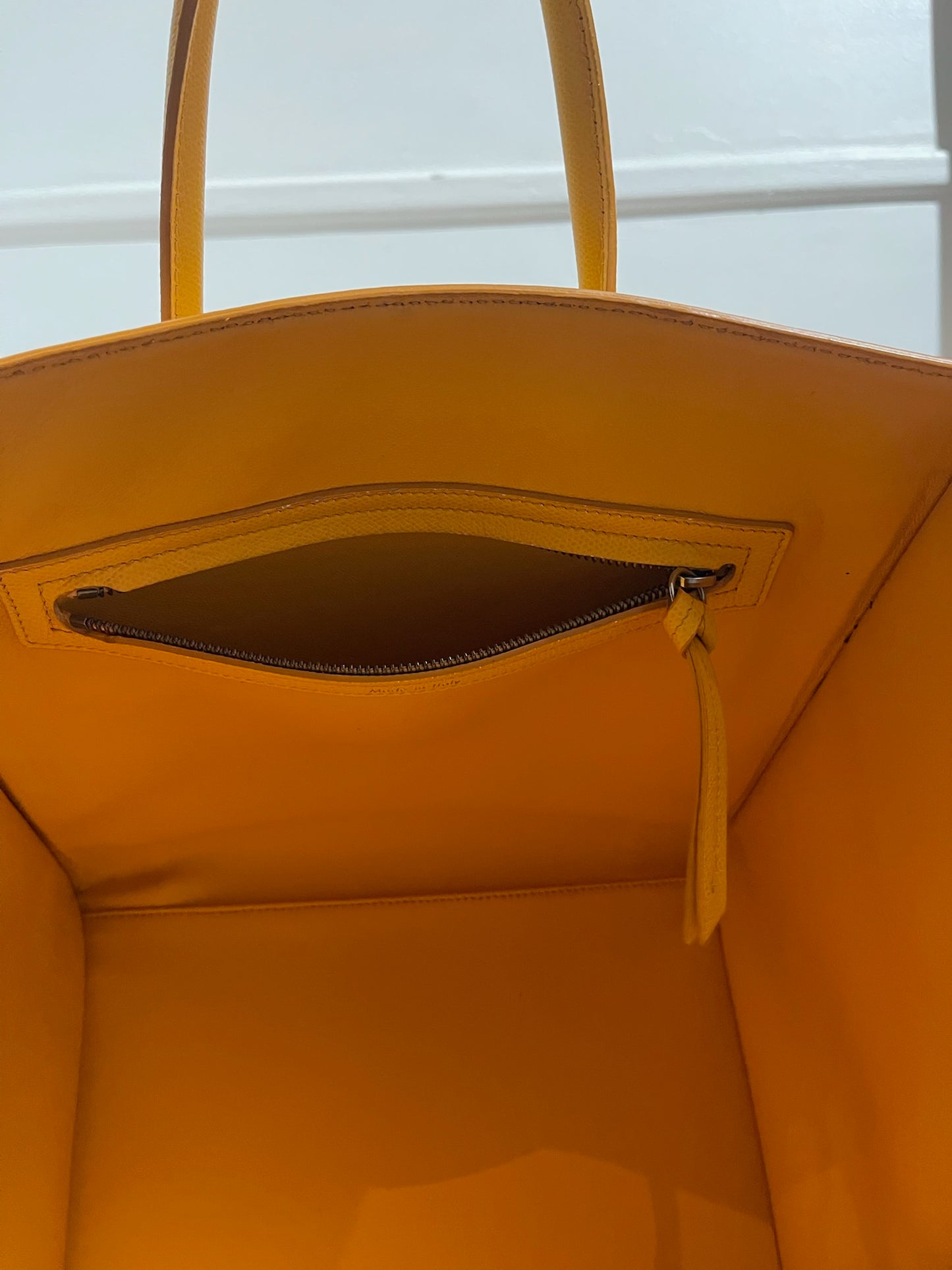 Sac Céline Luggage jaune