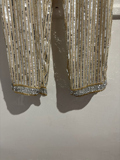 Pantalon Ganni à sequins T.38