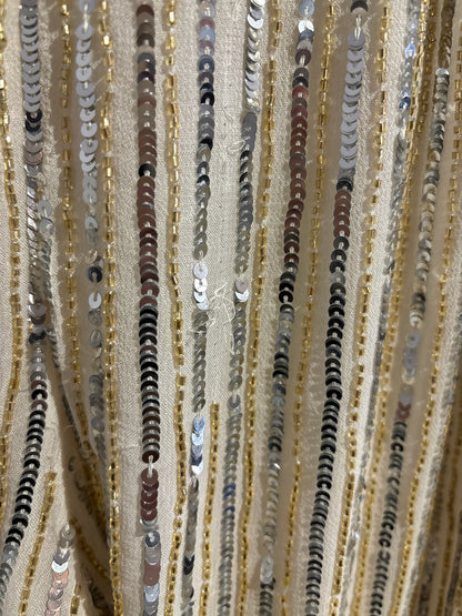 Pantalon Ganni à sequins T.38