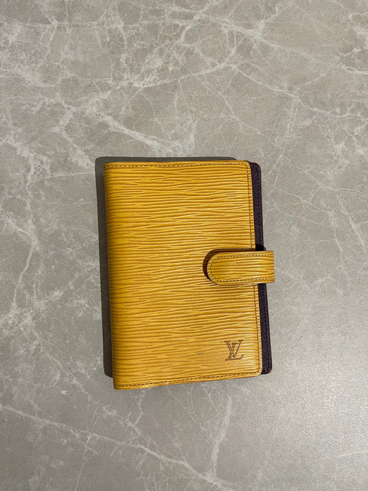 Agenda Epi Louis Vuitton jaune