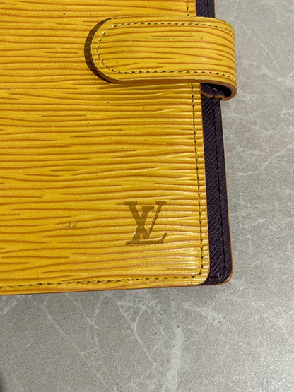 Agenda Epi Louis Vuitton jaune