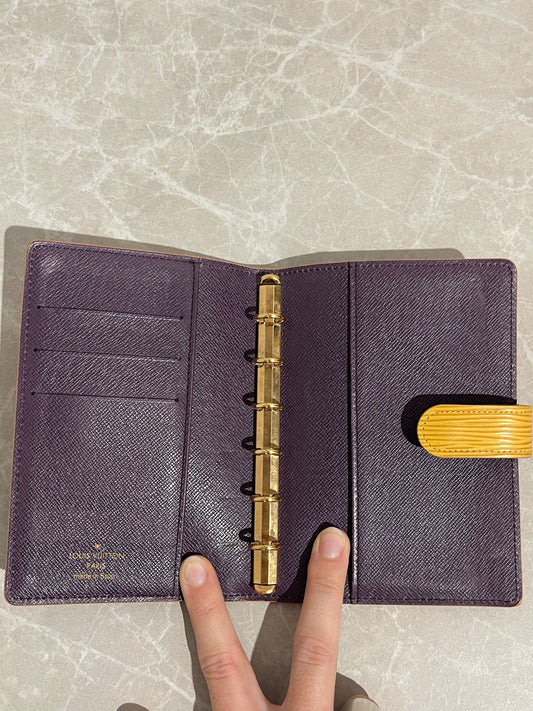 Agenda Epi Louis Vuitton jaune