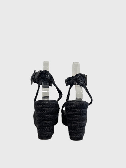 Sandales Hermès noires T.40