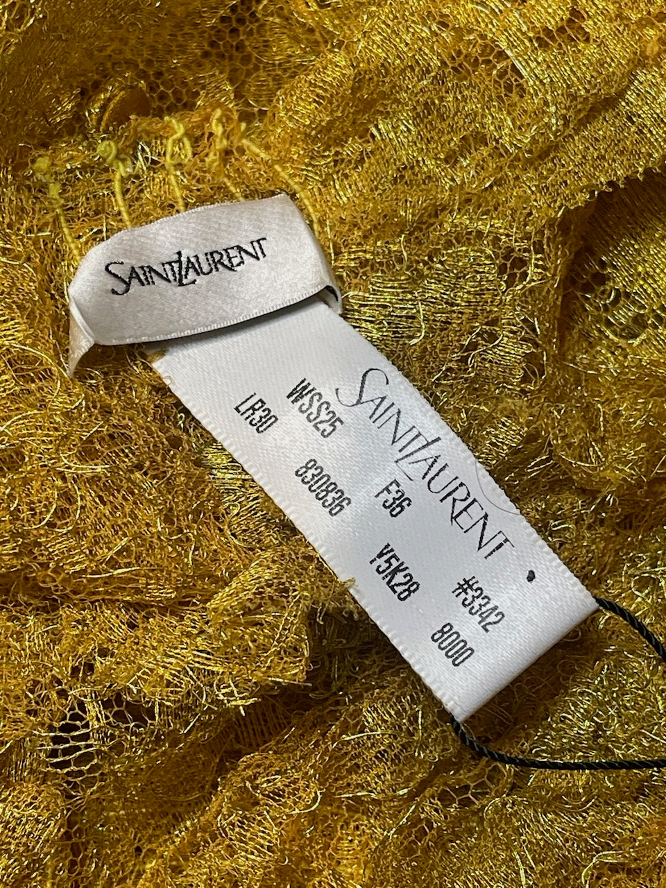 Body Saint Laurent jaune T.36