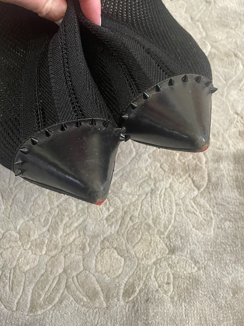 Bottines Christian Louboutin noires T.41