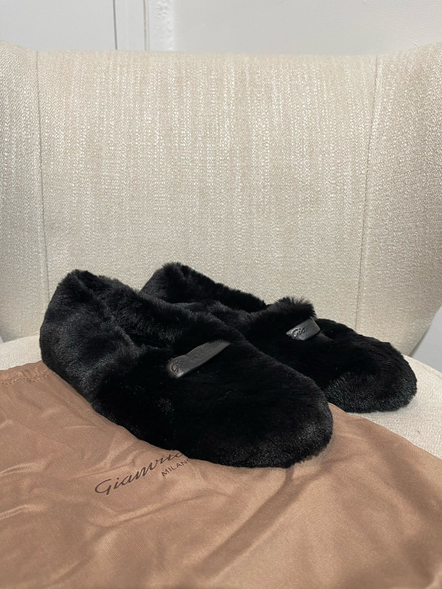 Ballerines Gianvito Rossi noires T.37