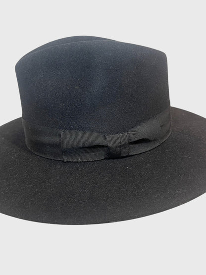 Chapeau Saint Laurent noir T.57