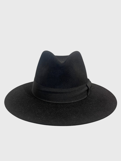 Chapeau Saint Laurent noir T.57
