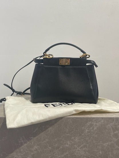 Sac Fendi Peekaboo Mini noir