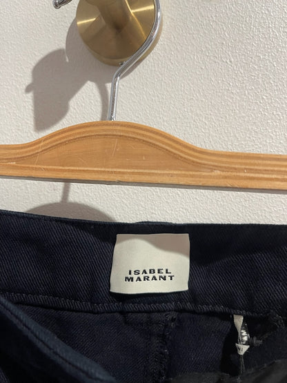 Pantalon Isabel Marant bleu marine T.36