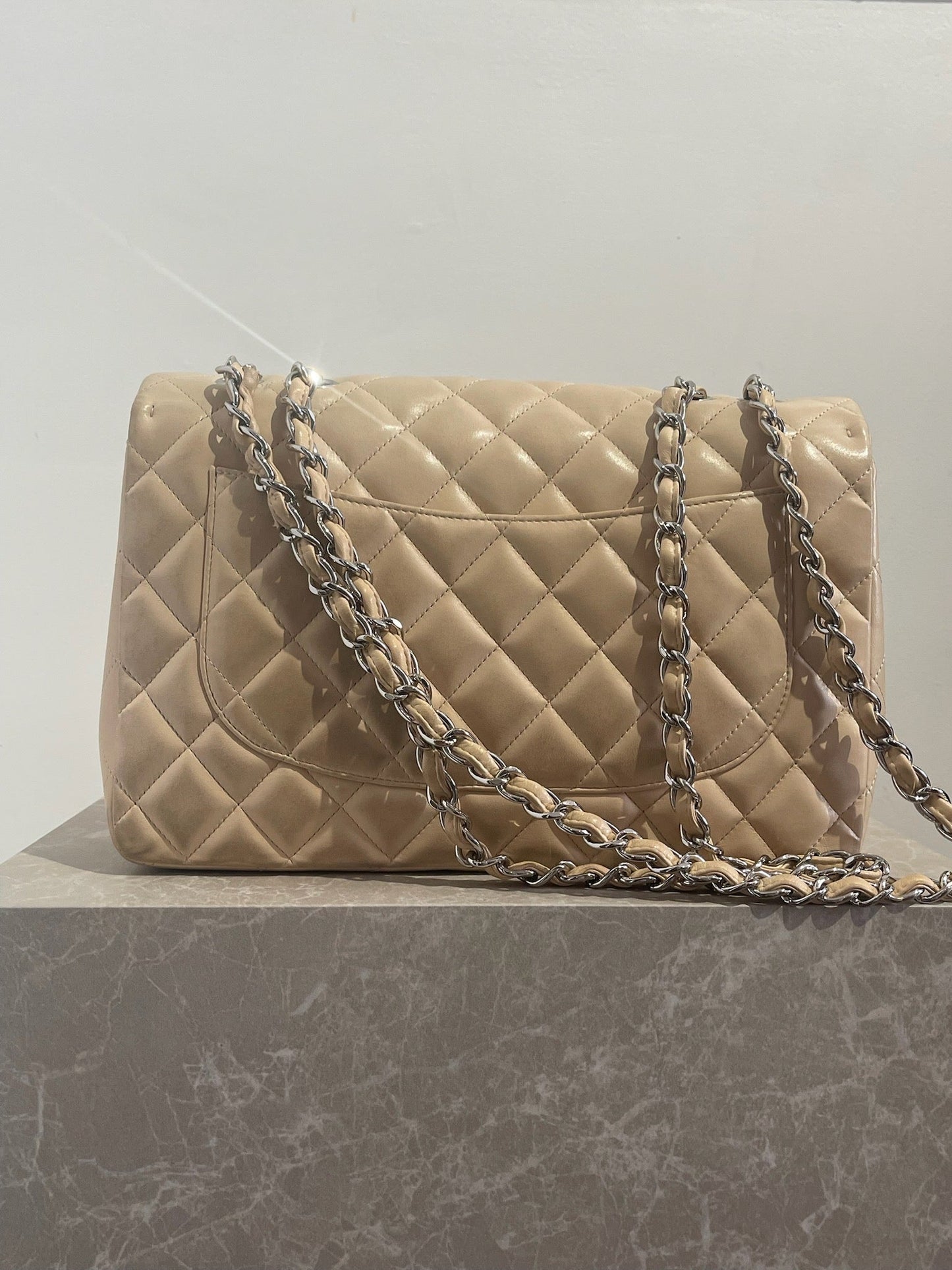 Sac Chanel Timeless beige